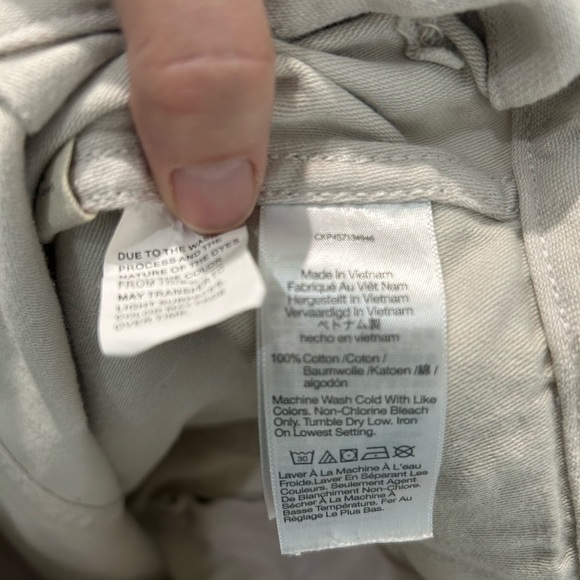 MADEWELL Griff Tapered Fatigue Cargo Pants Stone Size 30 Casual Grunge Lagenlook - Picture 8 of 8